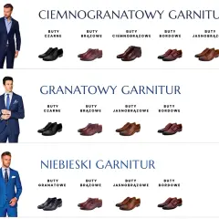 Granatowy garnitur: Jakie buty wybrać? Poradnik krok po kroku