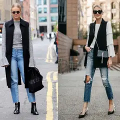 Czarna kamizelka: 10+ stylizacji na każdą okazję