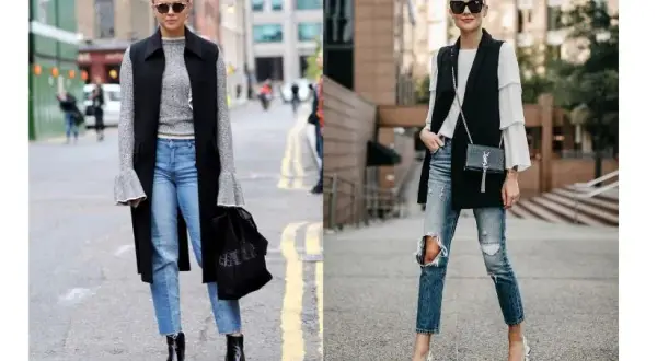 Czarna kamizelka: 10+ stylizacji na każdą okazję