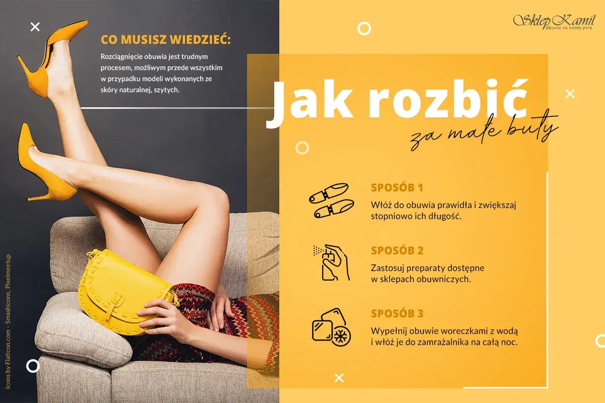 Jak rozciągnąć za małe buty? Poznaj 3 sprawdzone sposoby: prawidła, preparaty lub zamrażarka.