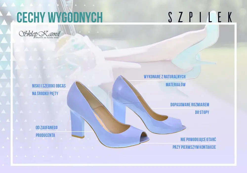 wygodne szpilki cechy